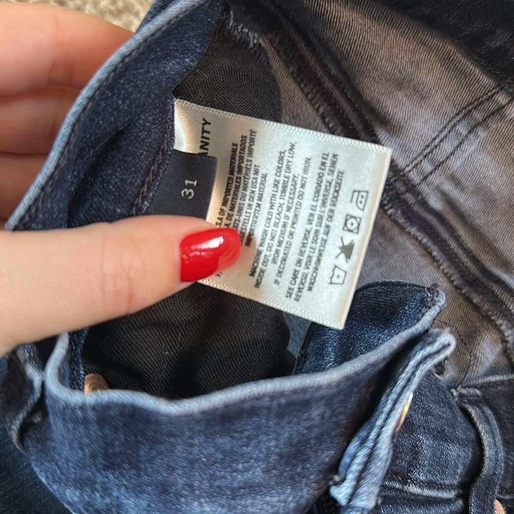 Women’s citizens of humanity dark wash blue jeans size 31 - Picture 3 of 4